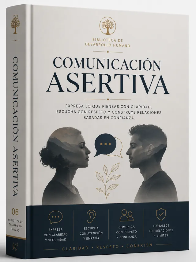 Portada del volumen 6: Comunicación Asertiva